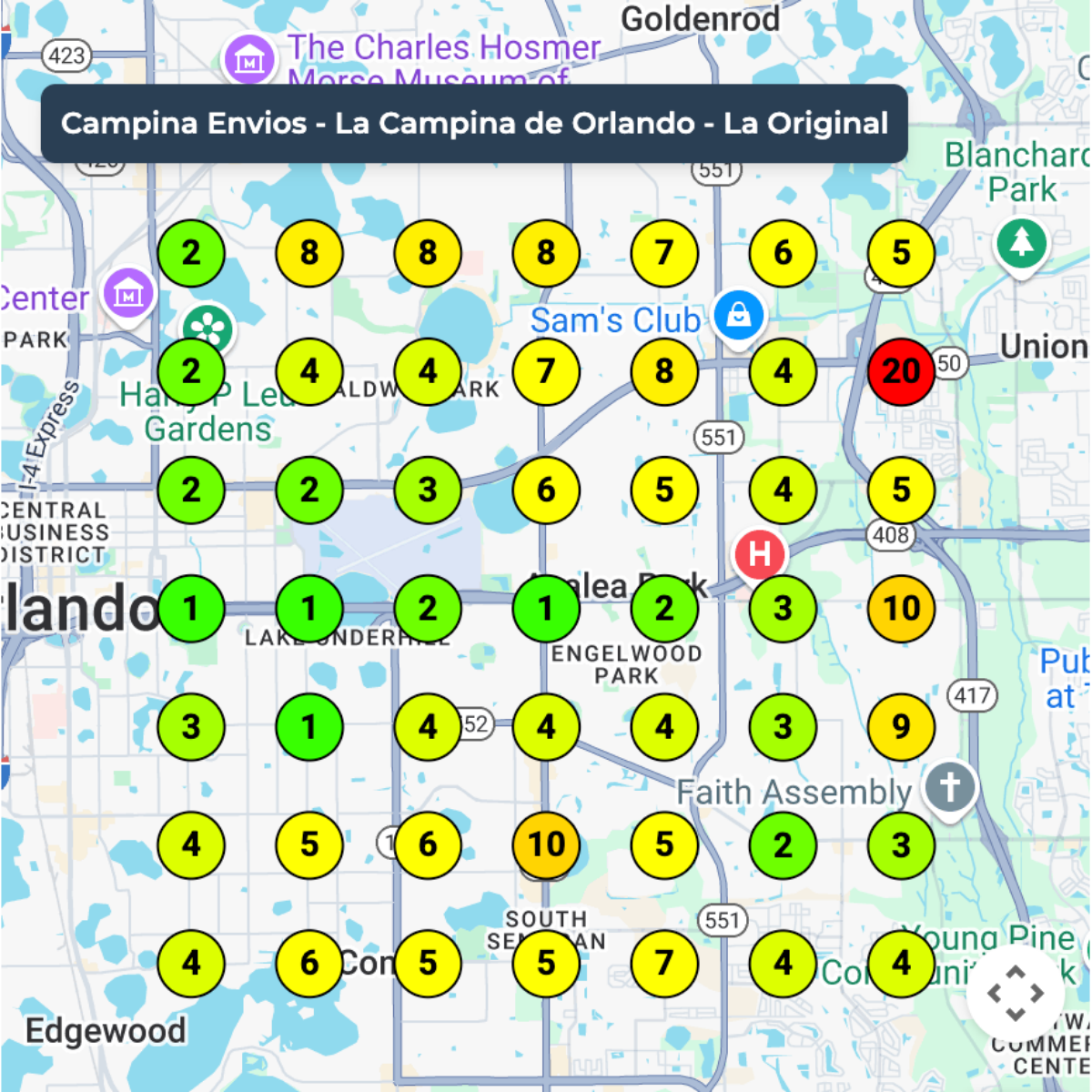June-1th-Campina-Envios-Heatmap